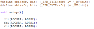 Fast ADC Code